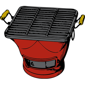 hibachi grill clipart, cliparts of hibachi grill free download (wmf