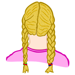 Braids - coloured clipart, cliparts of Braids - coloured free download