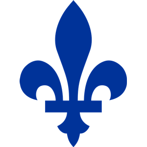 Fleur de lis du drapeau du Québec
