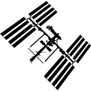 ISS Silhouette
