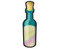 Bottle of Colored Sand, with Cork