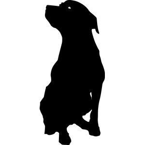 Rottweiler outline 2
