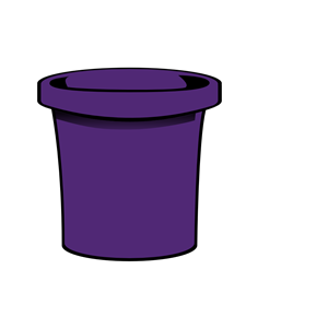 Simple Bucket Purple
