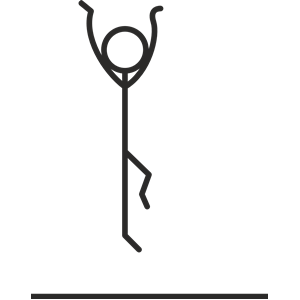Stick Figure Jumping