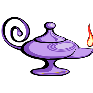 Lamp Aladdin Wishes Purple