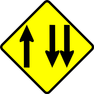 caution_overtaking lane