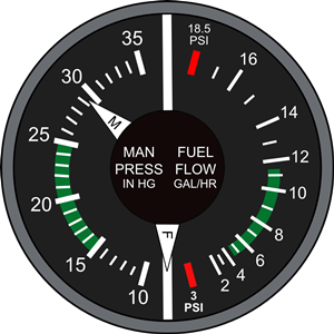 Manifold Pressure and Fuel Flow