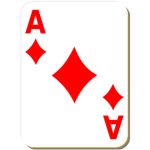 White deck: Ace of diamonds