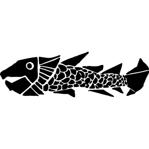 woodcut fish
