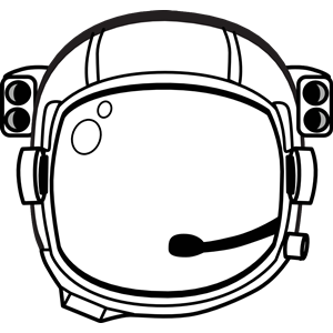 astronaut's helmet