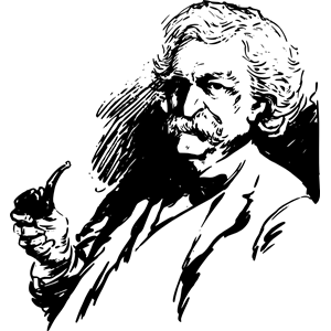 Mark Twain's Face