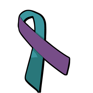 Domestic violence and sexual assault awareness ribbon