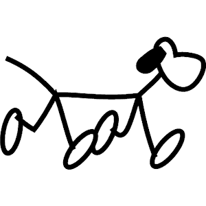 Stick Figure Dog 1