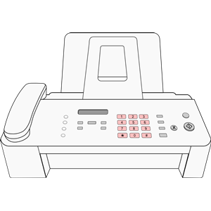Modern Fax Machine