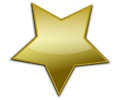 Golden Star Button