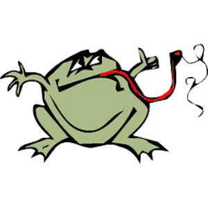 Frog TongueTied clipart, cliparts of Frog TongueTied free download (wmf