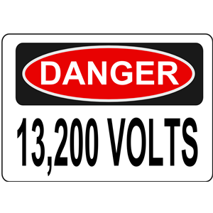 Danger - 13,200 Volts (Alt 1)