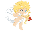 Blonde Cartoon Cupid