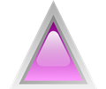 led triangular purple