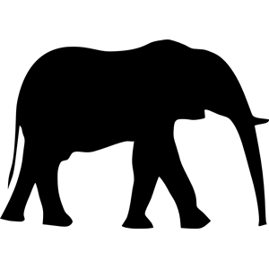 elephant silhouet