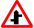 Roadsign staggered
