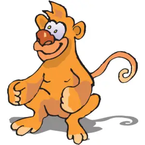 Monkey Happy Clipart