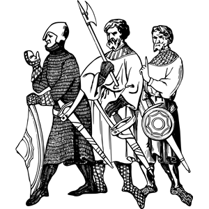 Soldiers from the 13th century