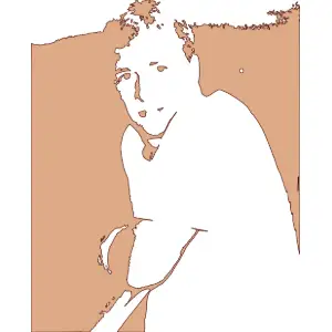 Fuligo standing alone Clipart