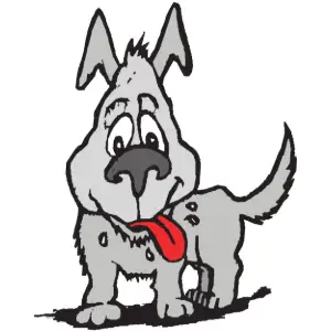 Dog Panting Clipart