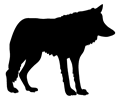 Wolf Silhouette 2