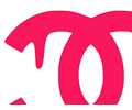 Pink Channel Dripping Logo