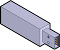 Isometric USB stick