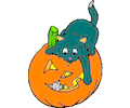 Cat & Mouse on Pumpkin