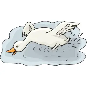 Goose Happy Clipart