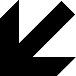 aiga left and down arrow Clipart