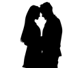 Romantic Couple Silhouette 2