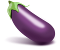 Isolated Eggplant