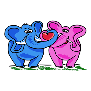 Elephant Couple
