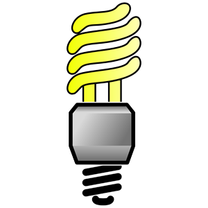 Energy Saver Lightbulb - On