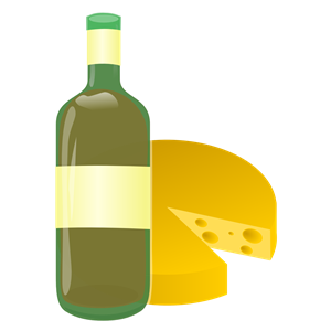 Wine & Cheese clipart, cliparts of Wine & Cheese free download (wmf ...
