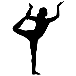Female Yoga Pose Silhouette 18