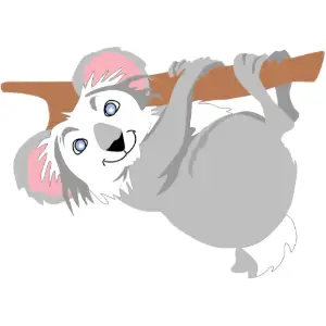 Koala Smiling Clipart