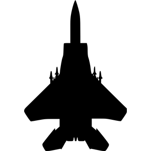Fighter jet (top view)