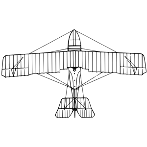 Grigorovich M-5 aircraft (top view)