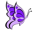 Butterfly Purple Light 05