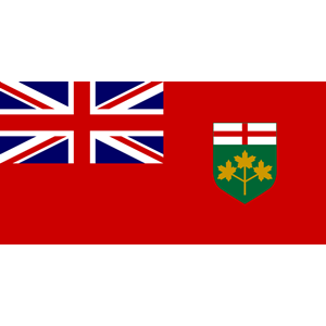 Flag of Ontario Canada