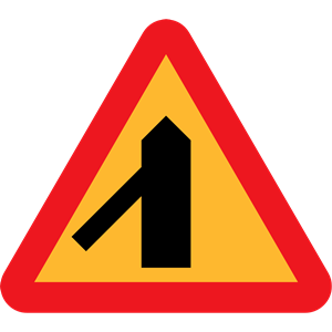 Roadlayout sign 6