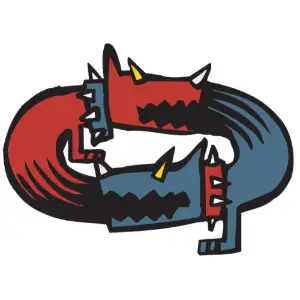 Dog Fight Clipart