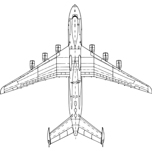 top view - Antonov AN-225 [Mria]
