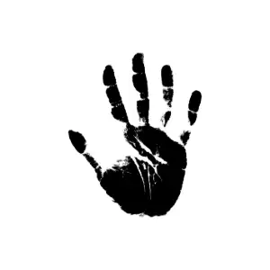 Hand silhouette Clipart